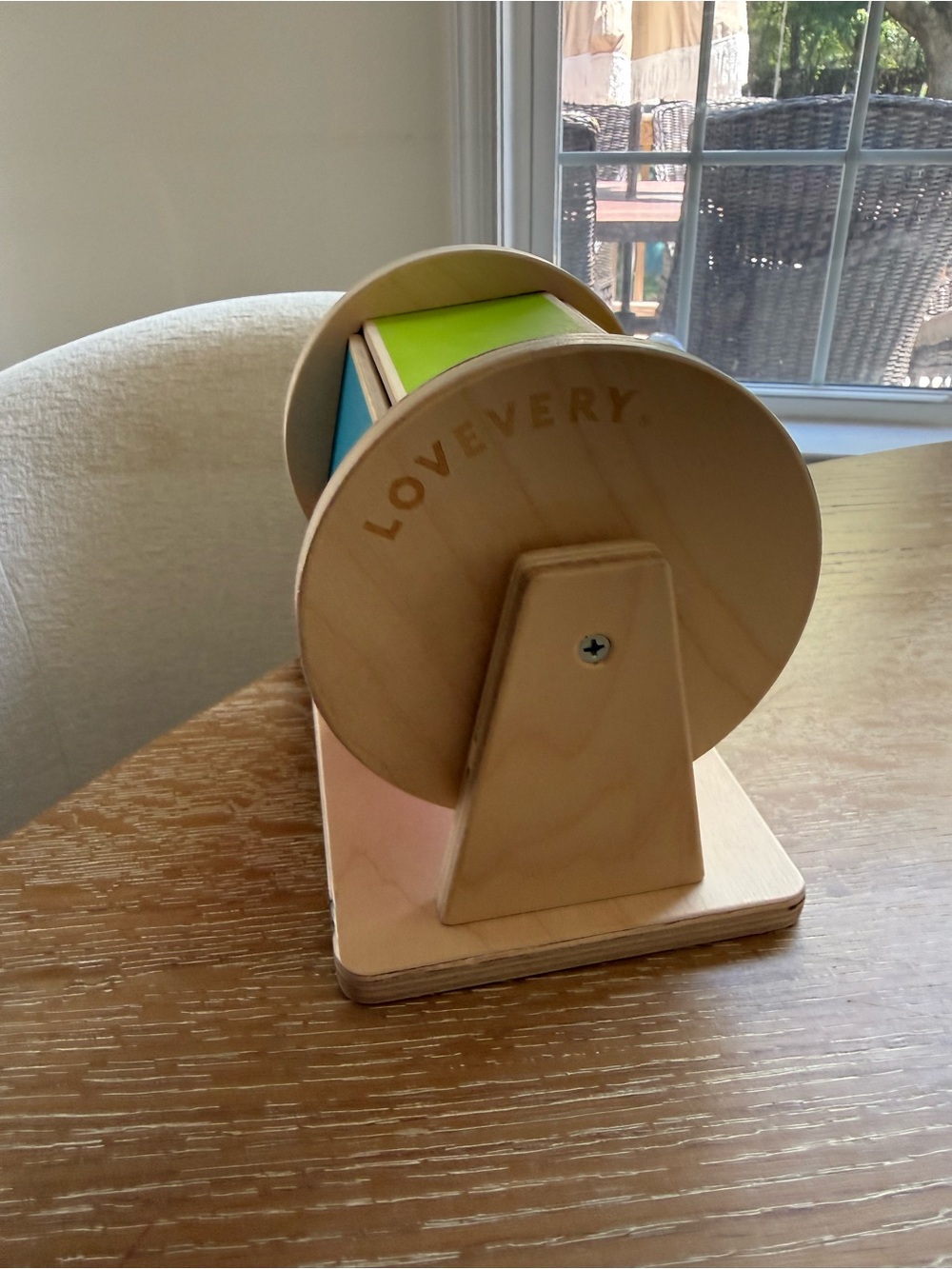 Lovevery Wooden Rainbow Spinner